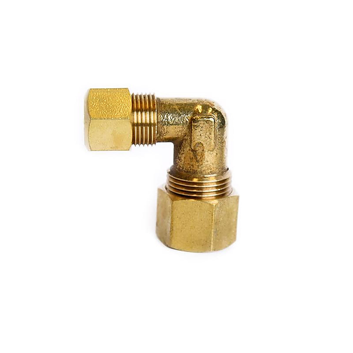 ACE - 6JC121010711015 - 1/2 in. Compression X 3/8 in. D Compression Brass 90 Degree Elbow