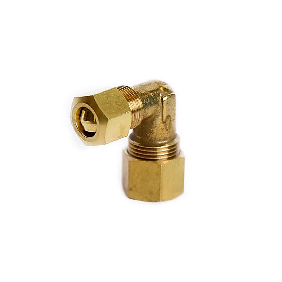 ACE - 6JC121010711015 - 1/2 in. Compression X 3/8 in. D Compression Brass 90 Degree Elbow