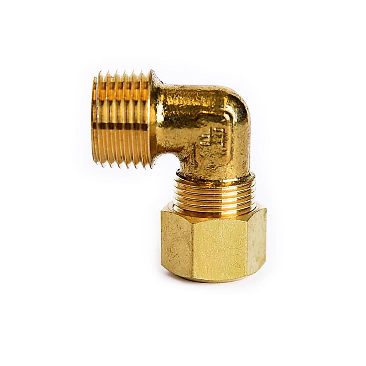 ACE - 6JC121010711027 - 3/8 in. Compression X 3/8 in. D MPT Brass 90 Degree Elbow