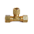 ACE - 6JC126310701018 - 3/8 in. Compression X 3/8 in. D Compression Yellow Brass Tee