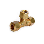 ACE - 6JC126310701018 - 3/8 in. Compression X 3/8 in. D Compression Yellow Brass Tee