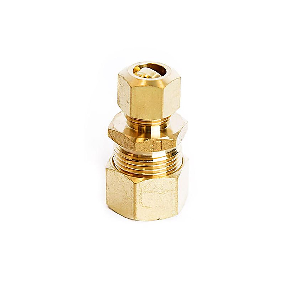 ACE - 6JC120110701054 - 5/8 in. Compression X 3/8 in. D Compression Yellow Brass Union