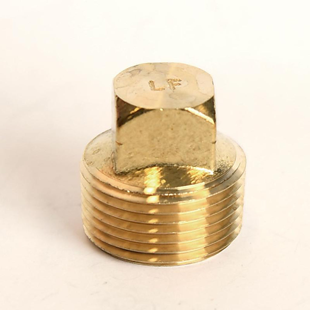 ACE - 6JC120810701015 - 3/4 in. MPT Brass Square Head Cored Plug