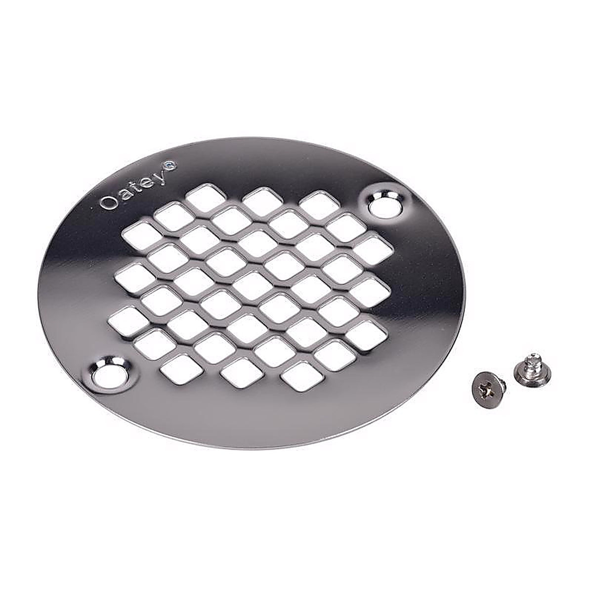 Oatey - 42358 - 3-3/8 in. Polished Chrome Stainless Steel Shower Drain Strainer