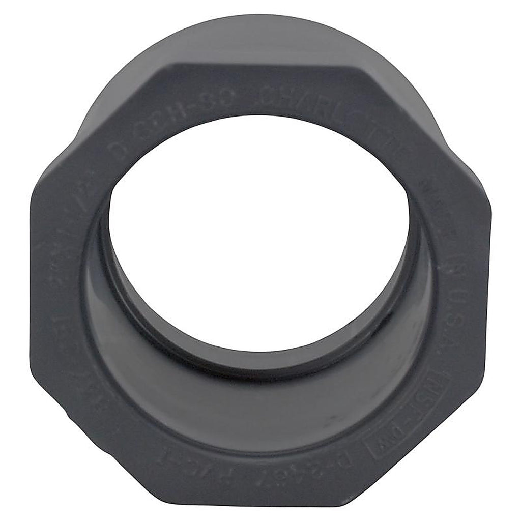 Charlotte Pipe - PVC081074000 - Schedule 80 2 in. Spigot x 1-1/2 in. Dia. Slip PVC Reducing Bushing
