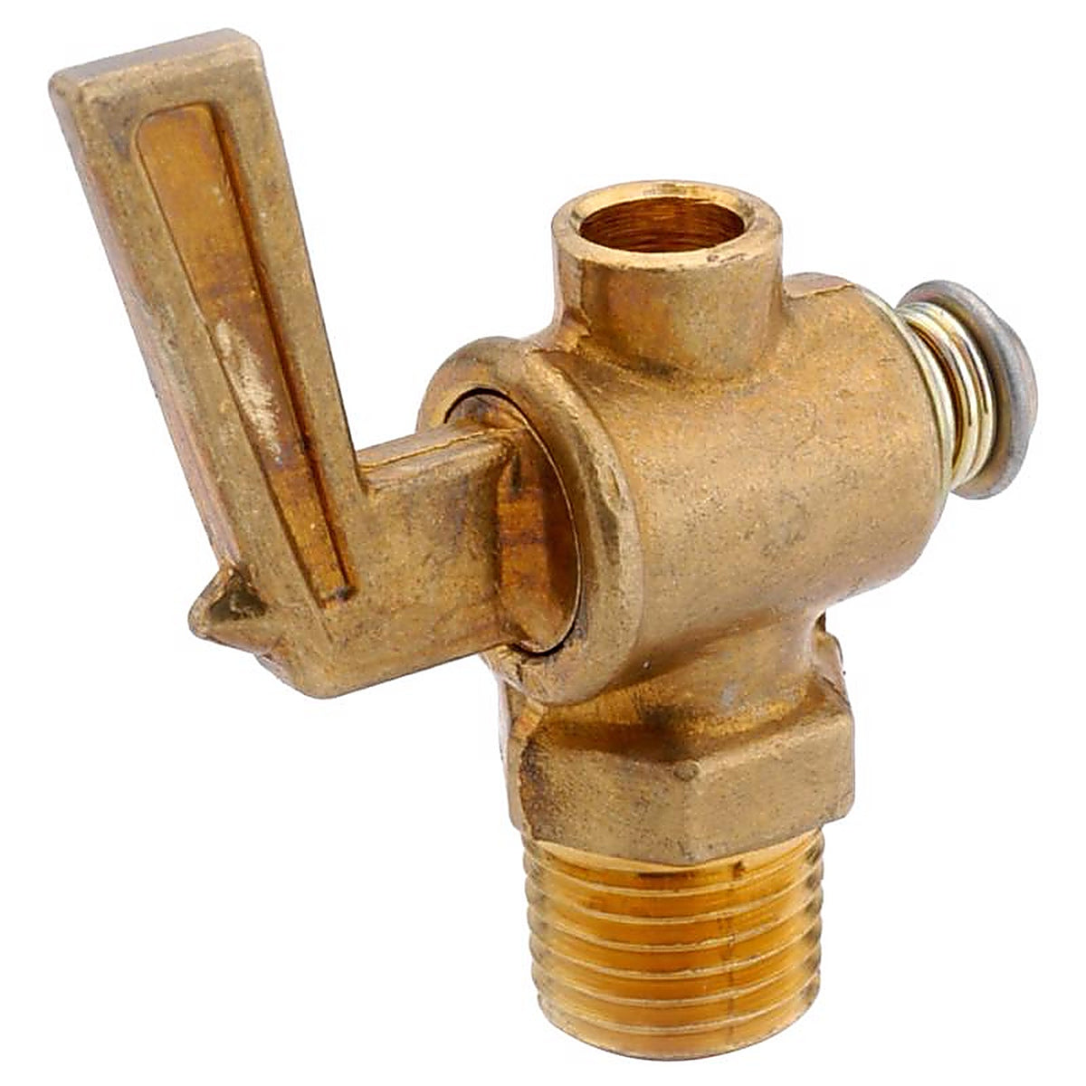 Anderson Metals - 59404-04AH - 1/4 in. MIP in. Brass Drain Valve with Lever