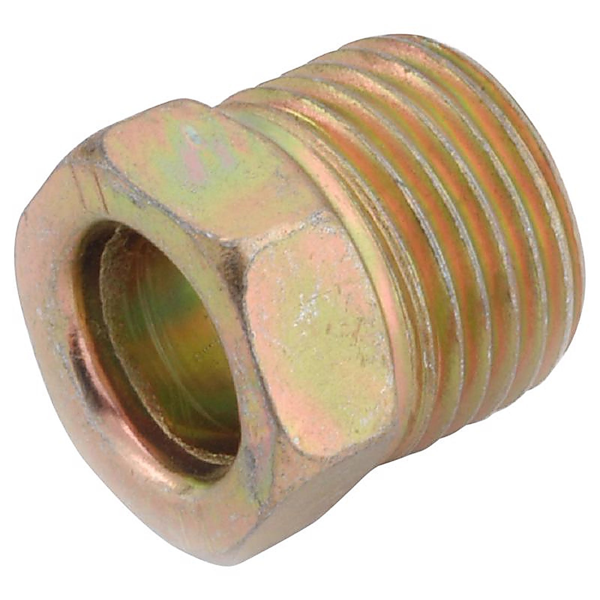 Anderson Metals - 54340-04AH - 1/4 in. Female Flare in. Brass Inverted Flare Nut