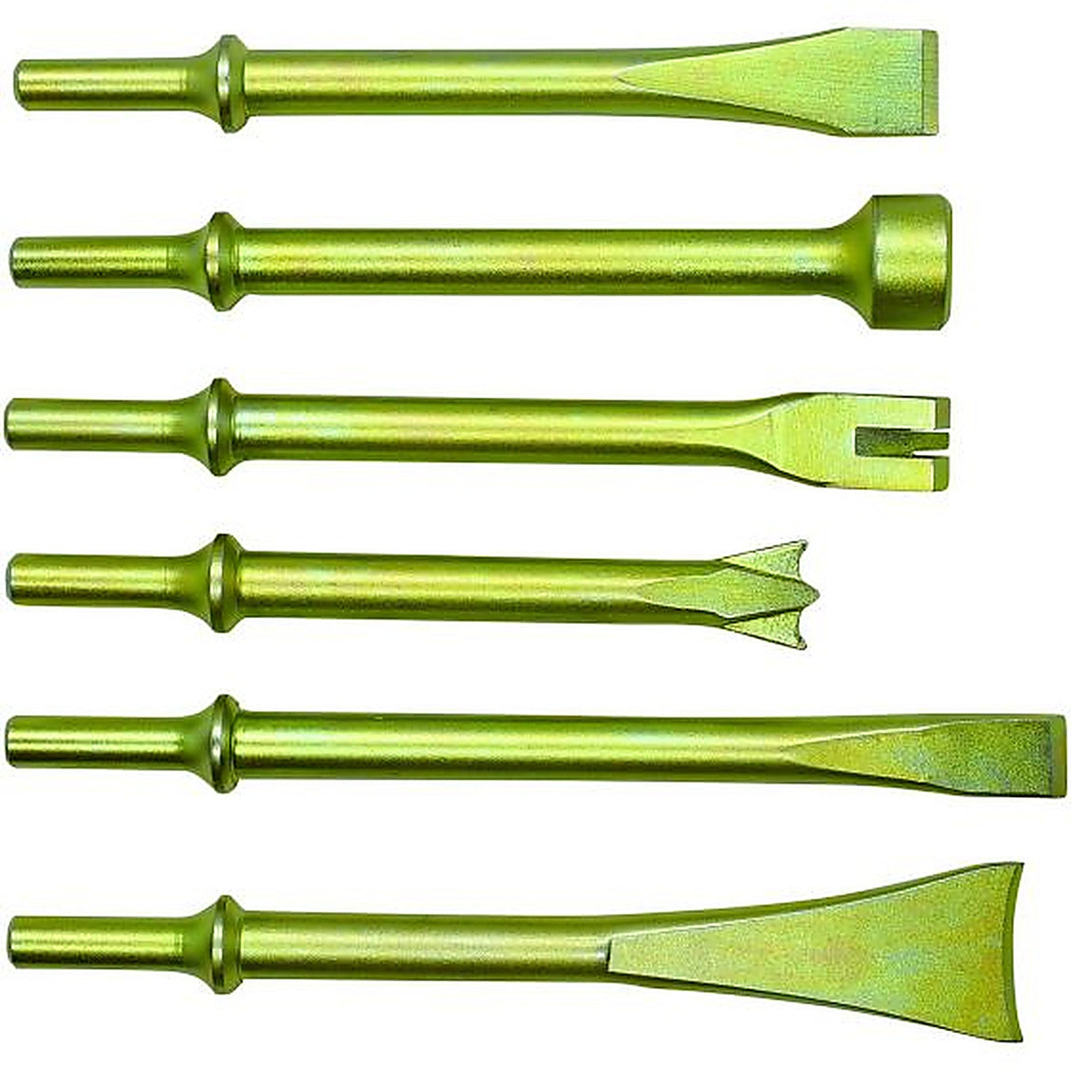 Astro Pneumatic - 401K6 - 6Pc Heavy Duty Thor Air Hammer, Chisel & Cutter Bit Set .401 Shank