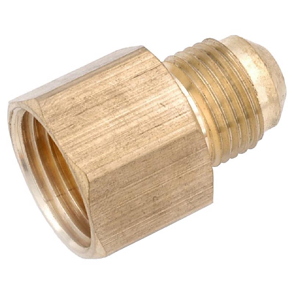 Anderson Metals - 754046-1012AH - 5/8 in. Flare Adapter in. X 3/4 in. D FIP Brass Coupling