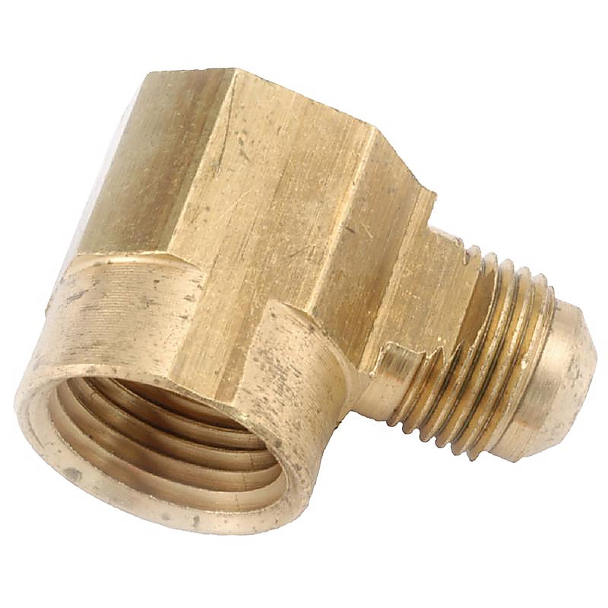 Anderson Metals - 754050-0808AH - 1/2 in. Flare Elbow in. X 1/2 in. D FIP Brass 90 Degree Elbow