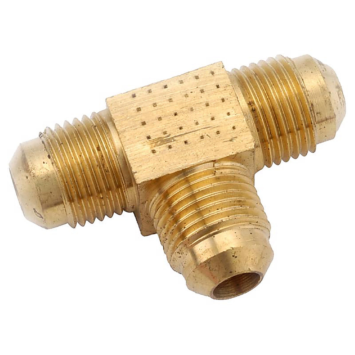 Anderson Metals - 754044-05AH - 5/16 in. Flare in. X 5/16 in. D Flare Brass Tee