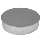 Imperial - GV0736 - 7 in. D Galvanized steel Crimped Pipe End Cap