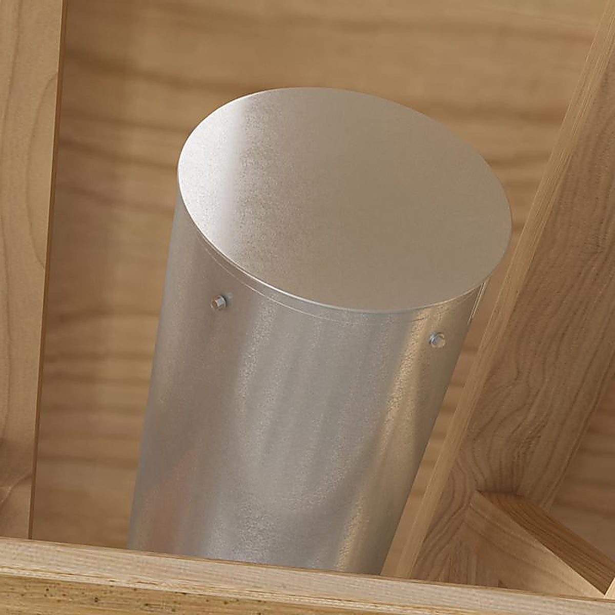 Imperial - GV0736 - 7 in. D Galvanized steel Crimped Pipe End Cap