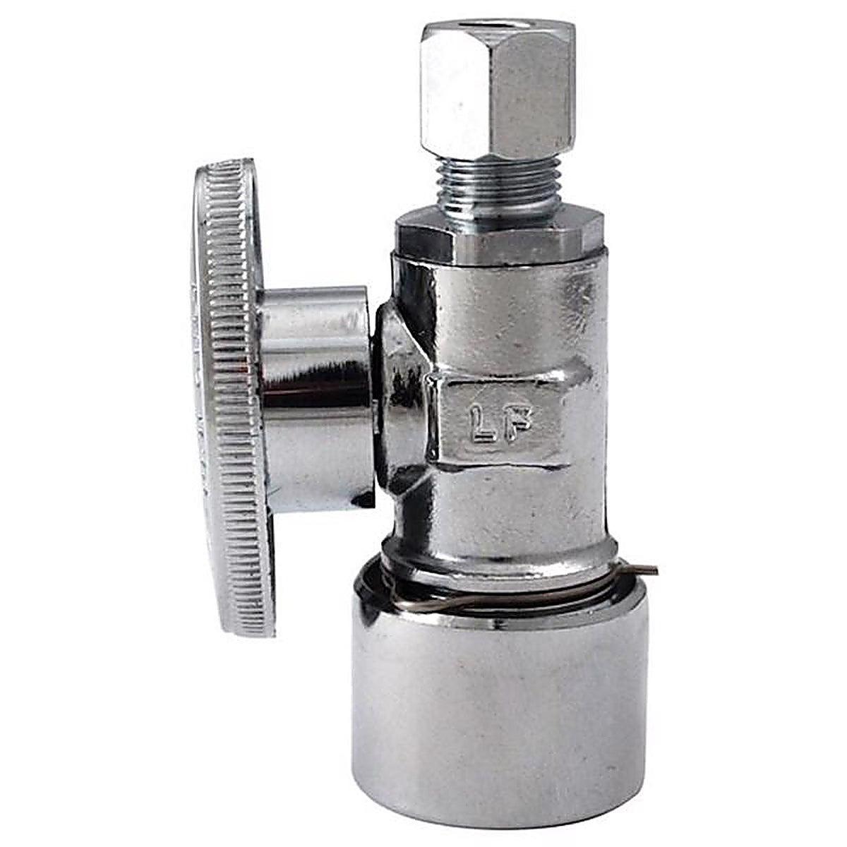 Keeney - K2636PCPO - 1/2 in. Push-Fit X 1/4 in. PTF Brass Straight Valve