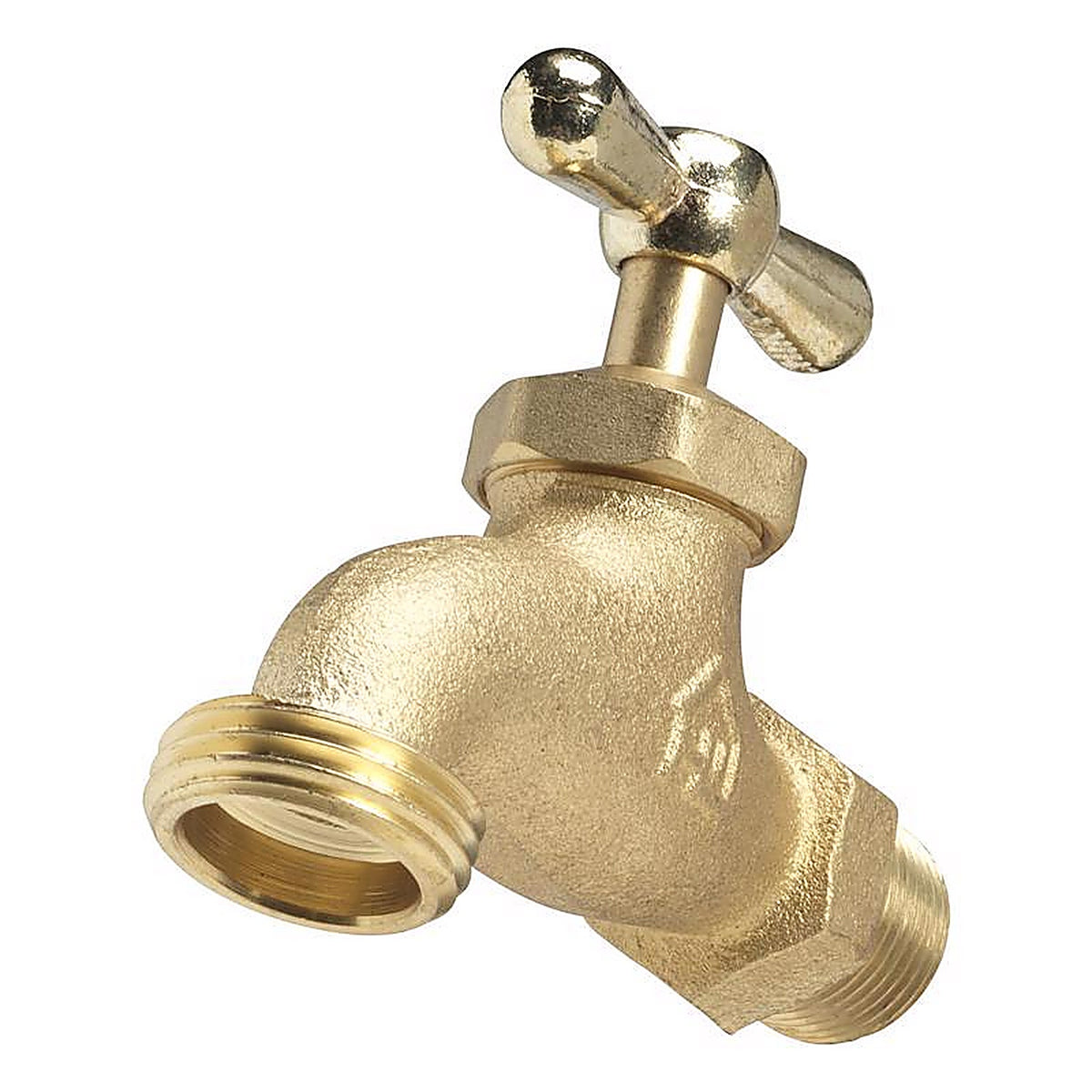 Homewerks - VHBCONC3 - 1/2 in. MIP pc X 3/4 in. MHT Brass Hose Bibb