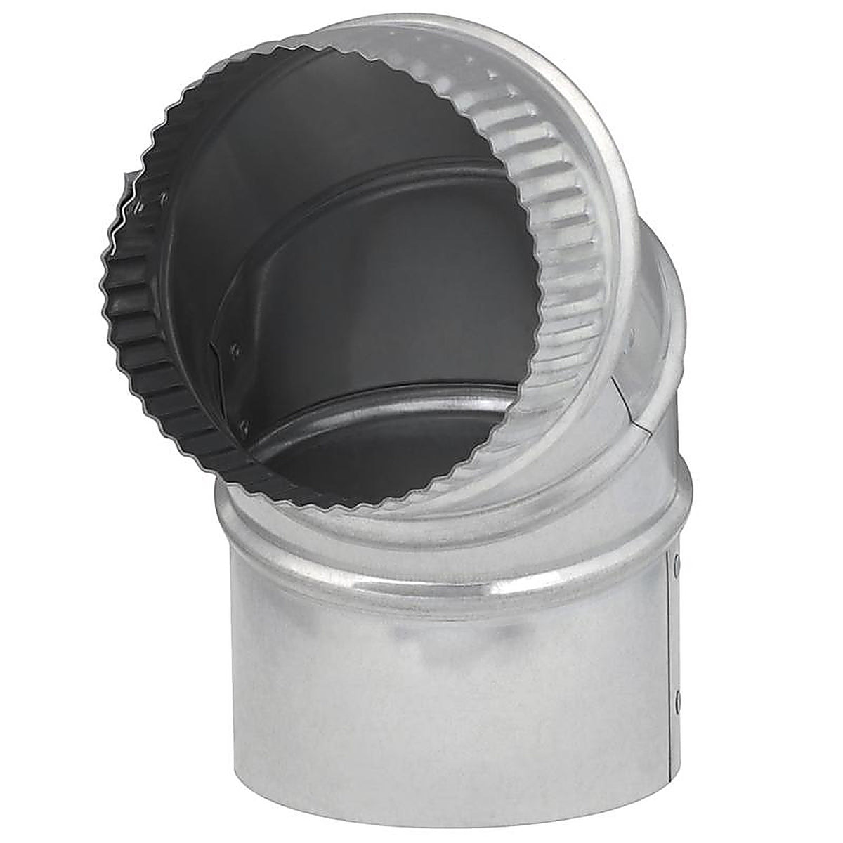 Imperial - GV0283-C - 4 in. D X 4 in. D Adjustable 90 deg Galvanized Steel Elbow Exhaust