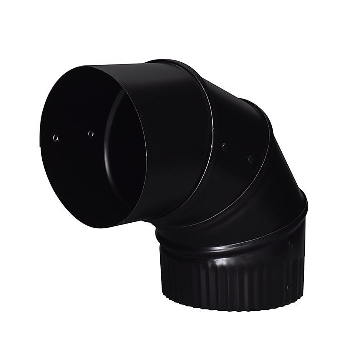 Imperial - BM0012 - 4 in. D X 4 in. D Adjustable 90 deg Steel Stove Pipe Elbow