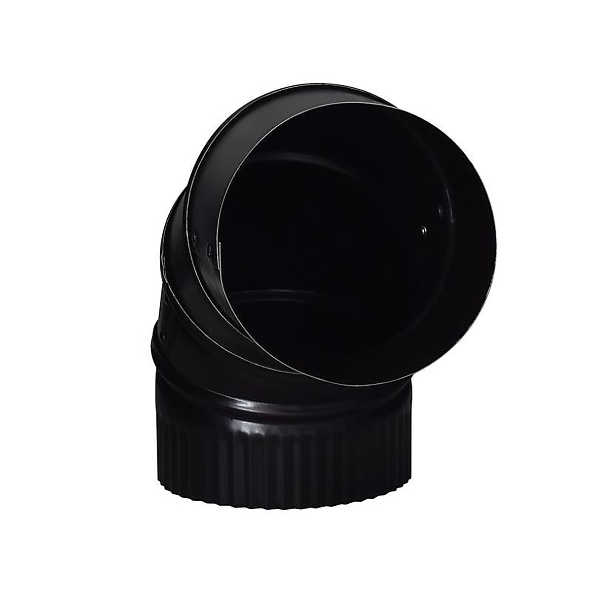 Imperial - BM0012 - 4 in. D X 4 in. D Adjustable 90 deg Steel Stove Pipe Elbow