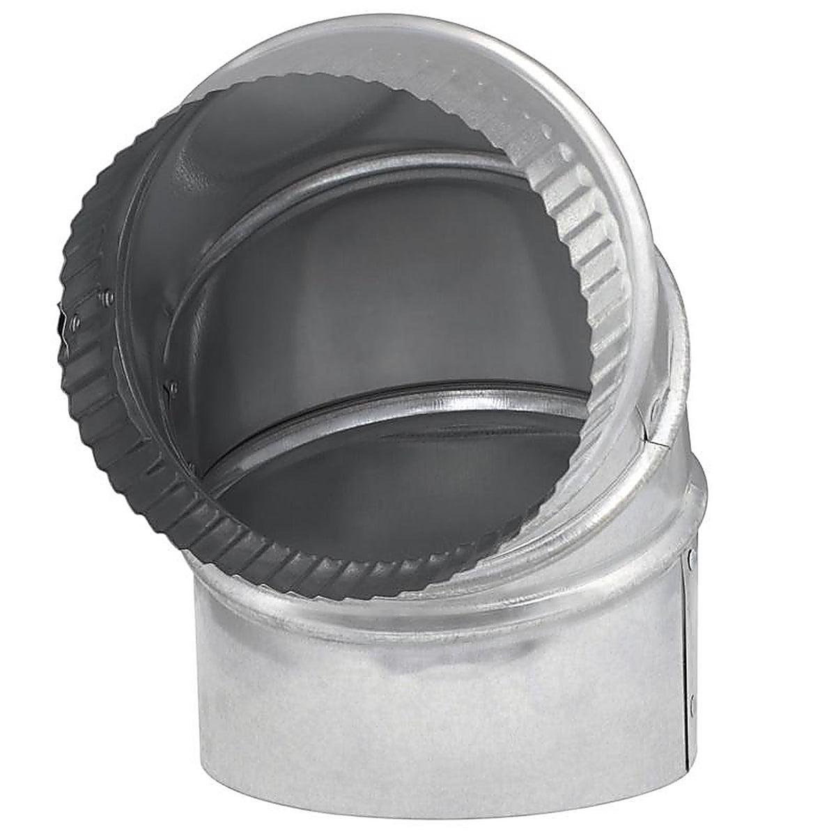 Imperial - GV0288-C - 5 in. D X 5 in. D Adjustable 90 deg Galvanized Steel Furnace Pipe Elbow