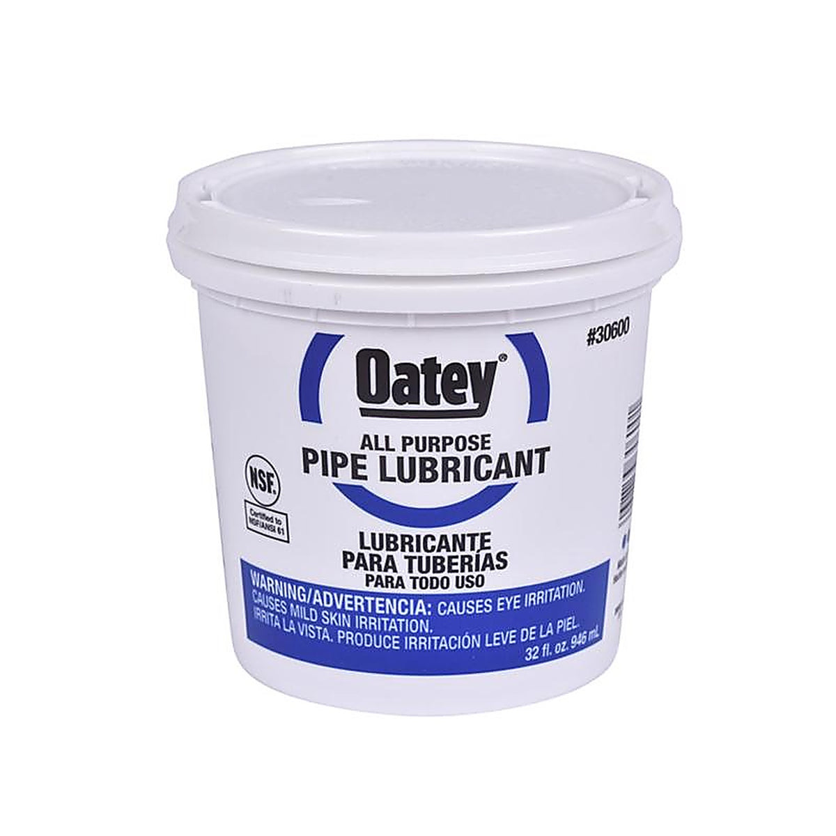 Oatey - 30600 - NSF Approved Pipe Lubricant 1 pt Bucket
