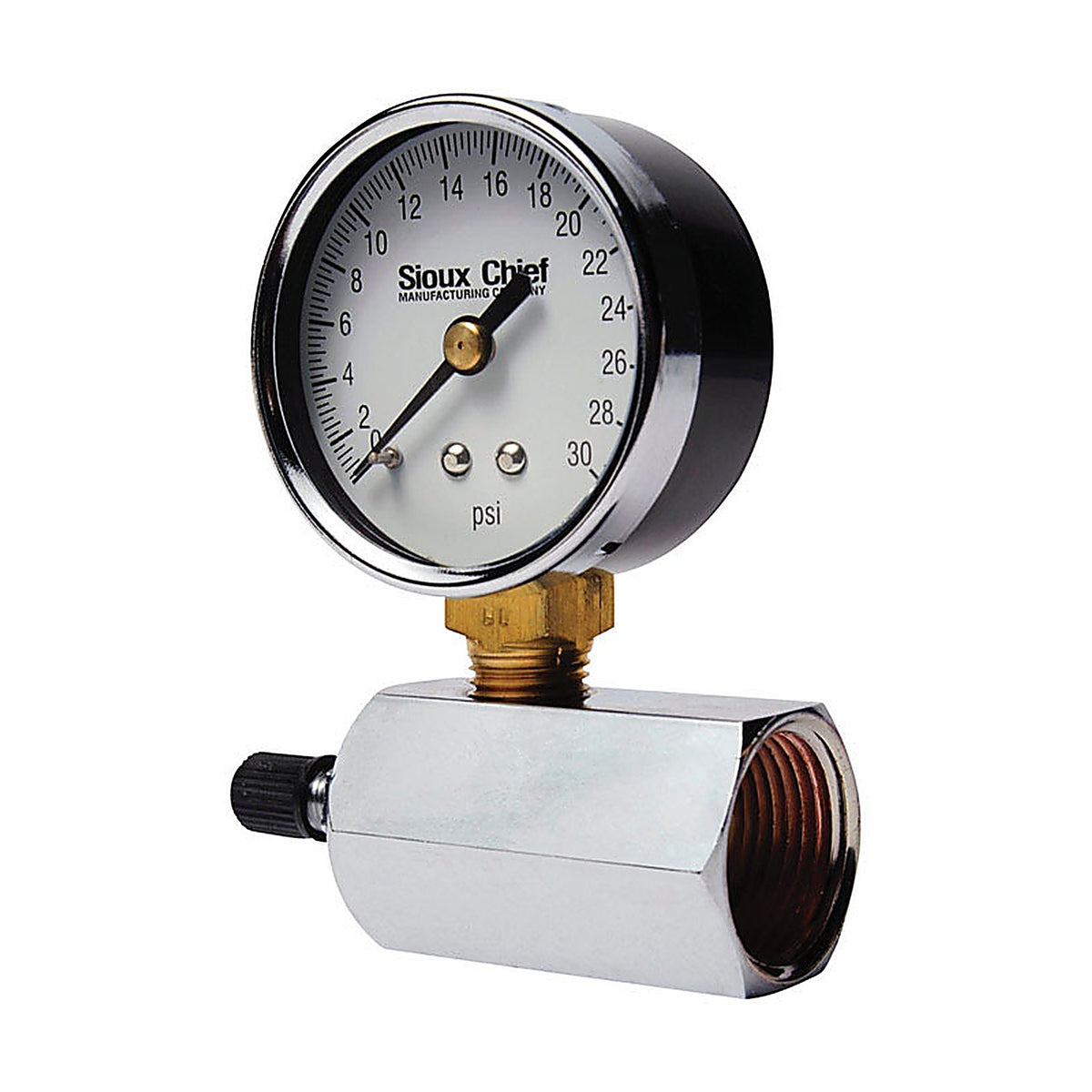 Sioux Chief - 355-30PK1 - 2 Inches in. Polycarbonate Pressure Gauge 30 psi