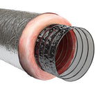 Imperial - MEA-0525-8 - 25 ft. L X 5 in. D Silver Poly Duct