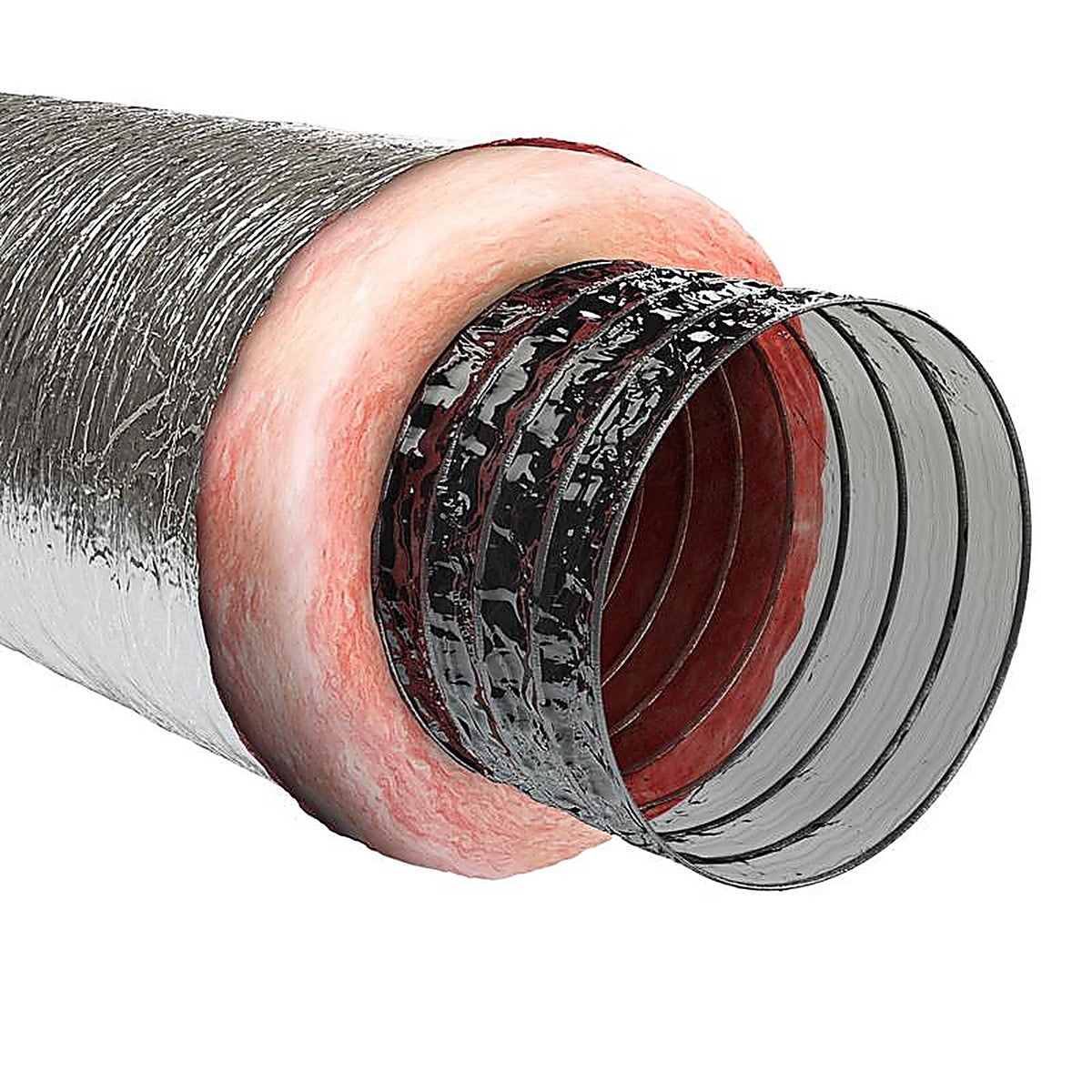 Imperial - MEA-0525-8 - 25 ft. L X 5 in. D Silver Poly Duct