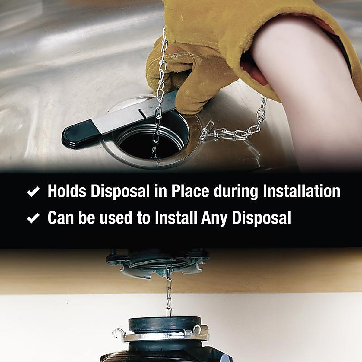 Danco - 9D00012076 - Garbage Disposal Installation Tool Stainless Steel