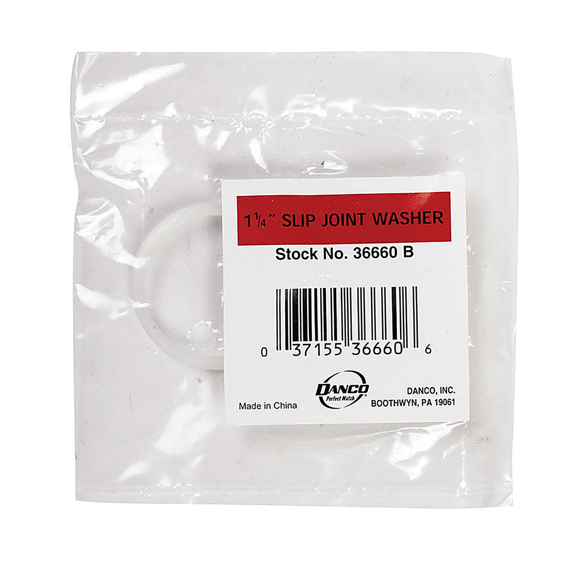 Danco - 36660B - 1-1/4 in. D Polyethylene Washer 5 pk