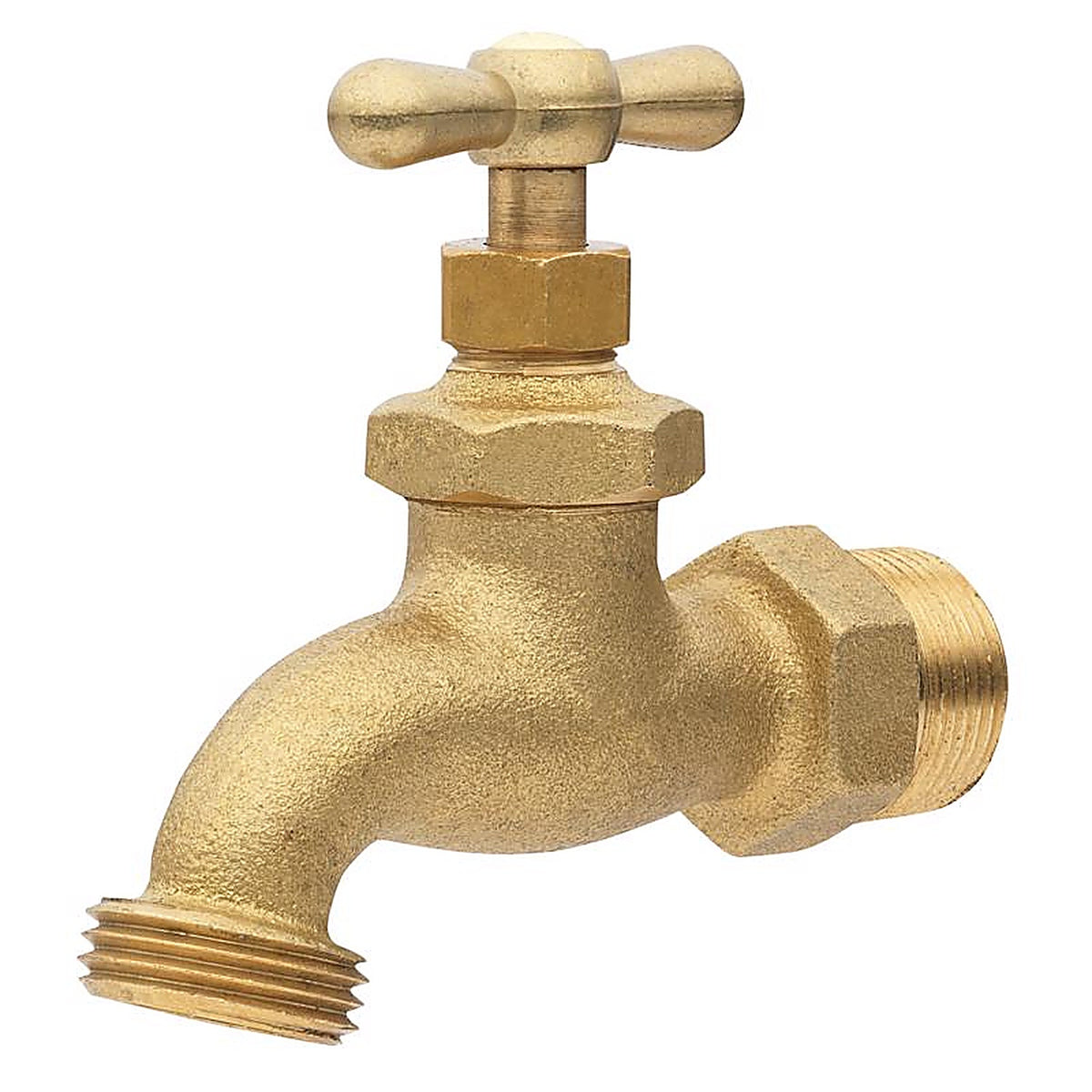 Homewerks - VHBCONF4 - 3/4 in. MIP pc X 3/4 in. MHT Brass Hose Bibb