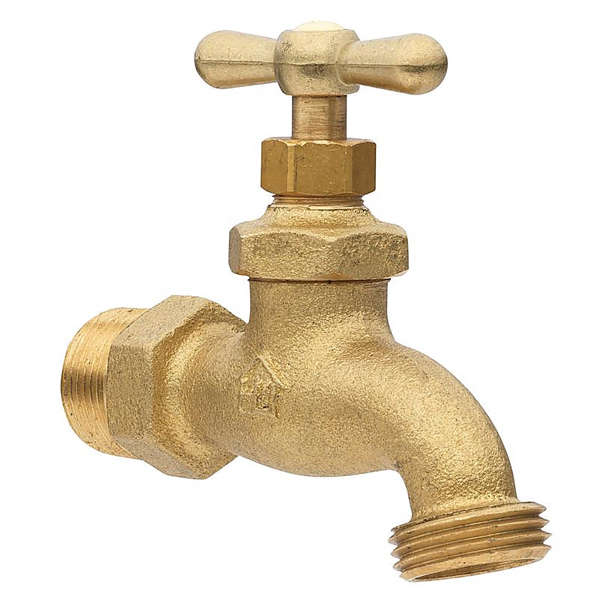 Homewerks - VHBCONF4 - 3/4 in. MIP pc X 3/4 in. MHT Brass Hose Bibb