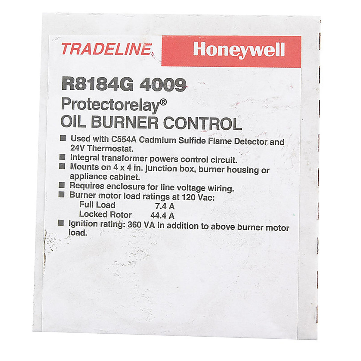 Honeywell - R8184G4009 - 120 V Oil Burner Control