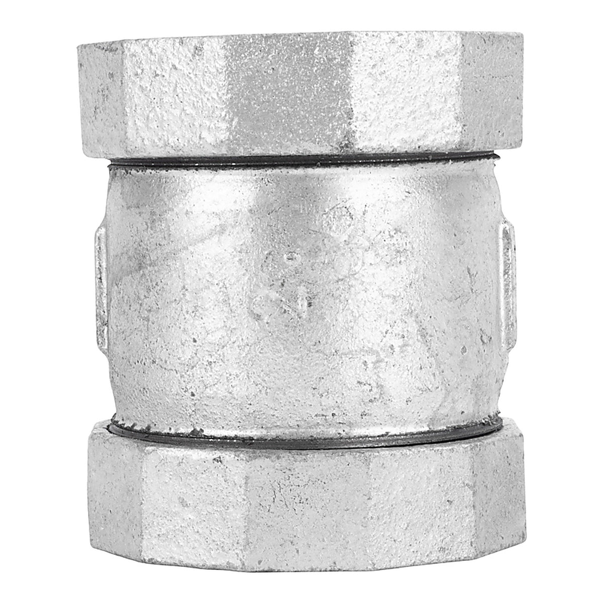 STZ Industries - 311CCL-2 - 2 in. Compression X 2 in. D Compression Galvanized Malleable Iron 3 in. L Coupling