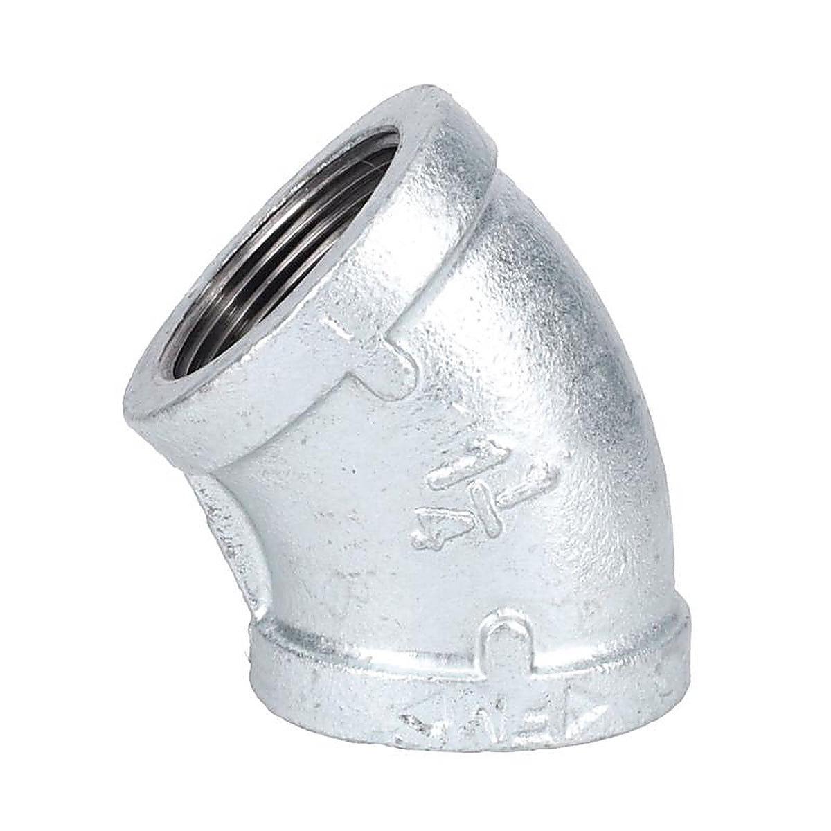 STZ Industries - 311UE45-114 - 1-1/4 in. FIP each X 1-1/4 in. D FIP Galvanized Malleable Iron 45 Degree Elbow