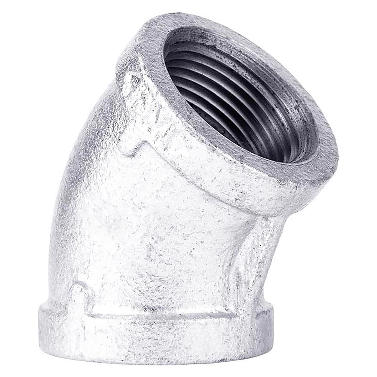STZ Industries - 311UE45-112 - 1-1/2 in. FIP each X 1-1/2 in. D FIP Galvanized Malleable Iron 45 Degree Elbow