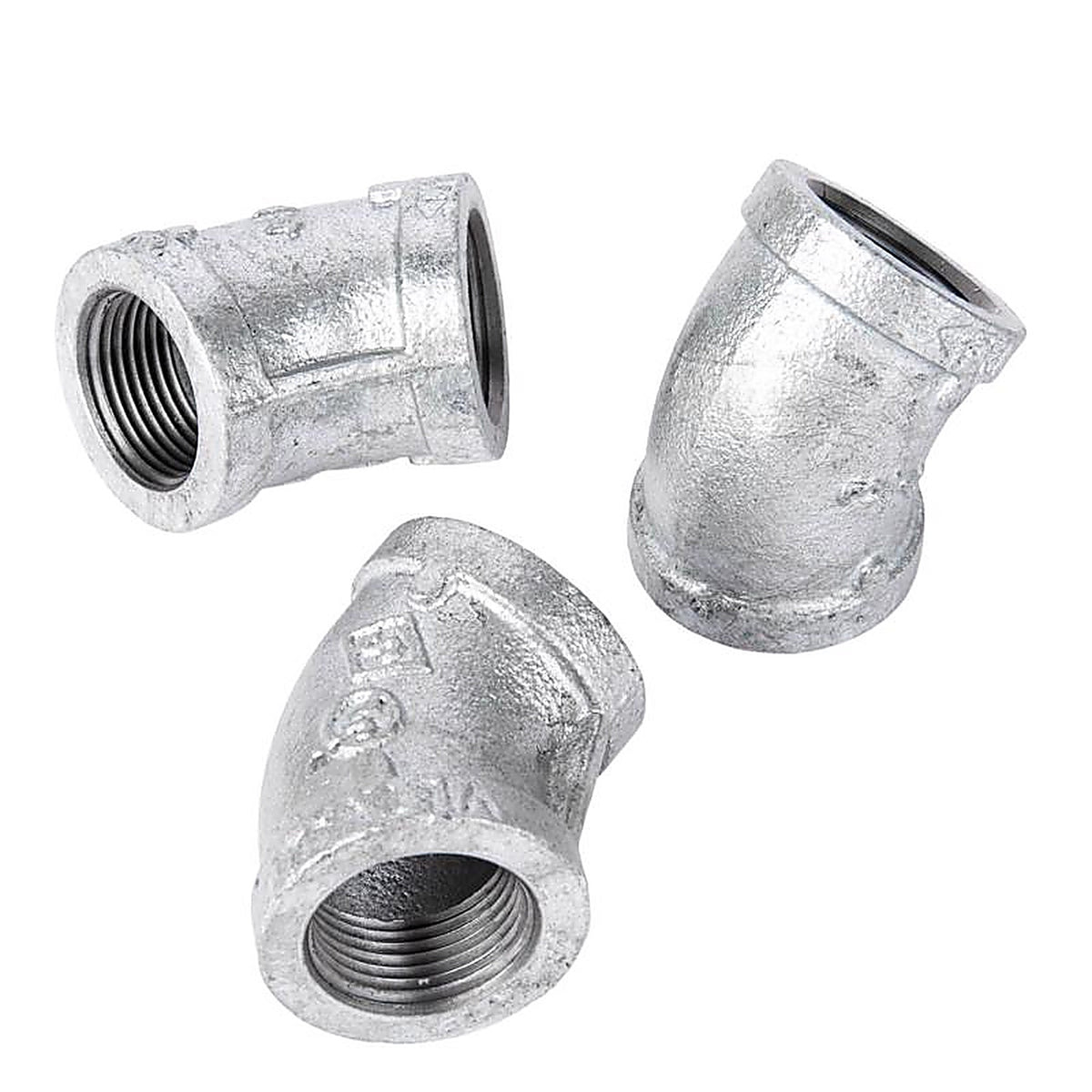STZ Industries - 311UE45-2 - 2 in. FIP each X 2 in. D FIP Galvanized Malleable Iron 45 Degree Elbow