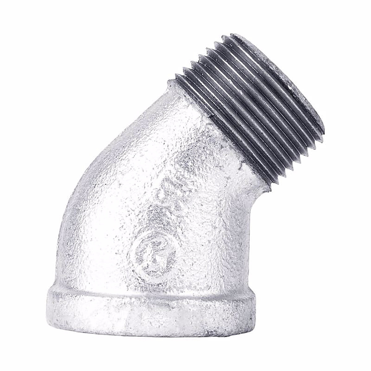 Mueller - 510-500HC - 1/8 in. FIP x 1/8 in. Dia. MIP Galvanized Malleable Iron 45 degree Street Elbow