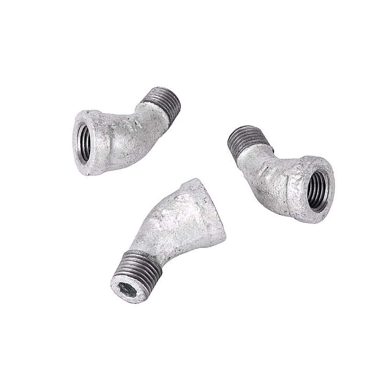 Mueller - 510-500HC - 1/8 in. FIP x 1/8 in. Dia. MIP Galvanized Malleable Iron 45 degree Street Elbow