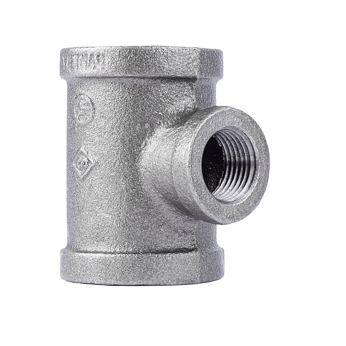 Mueller - 520-600HC - 1/8 in. FIP x 1/8 in. Dia. FIP Black Malleable Iron Tee