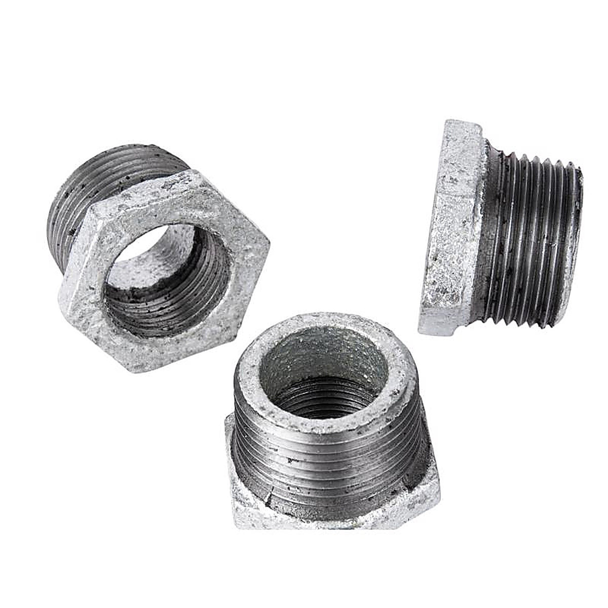 STZ Industries - 311UB-234 - 2 in. MIP each X 3/4 in. D FIP Galvanized Malleable Iron Hex Bushing
