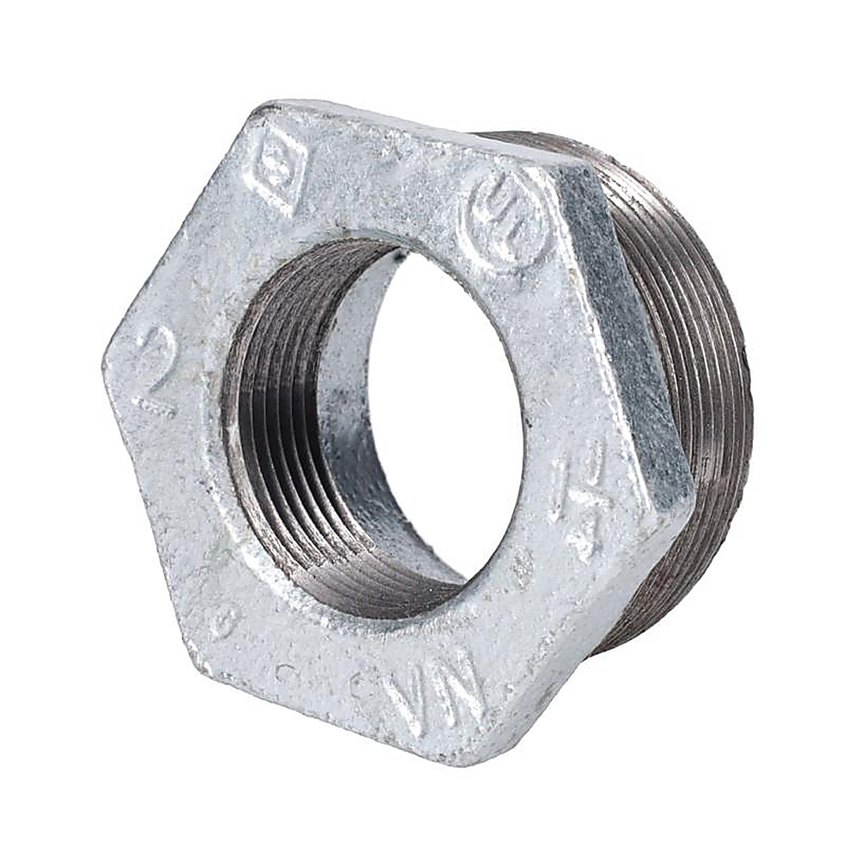 STZ Industries - 311UB-2114 - 2 in. MIP each X 1-1/4 in. D FIP Galvanized Malleable Iron Hex Bushing