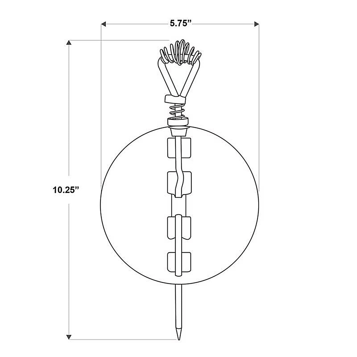 Imperial - BM0051A - 6 in. Dia. Cast Iron Damper