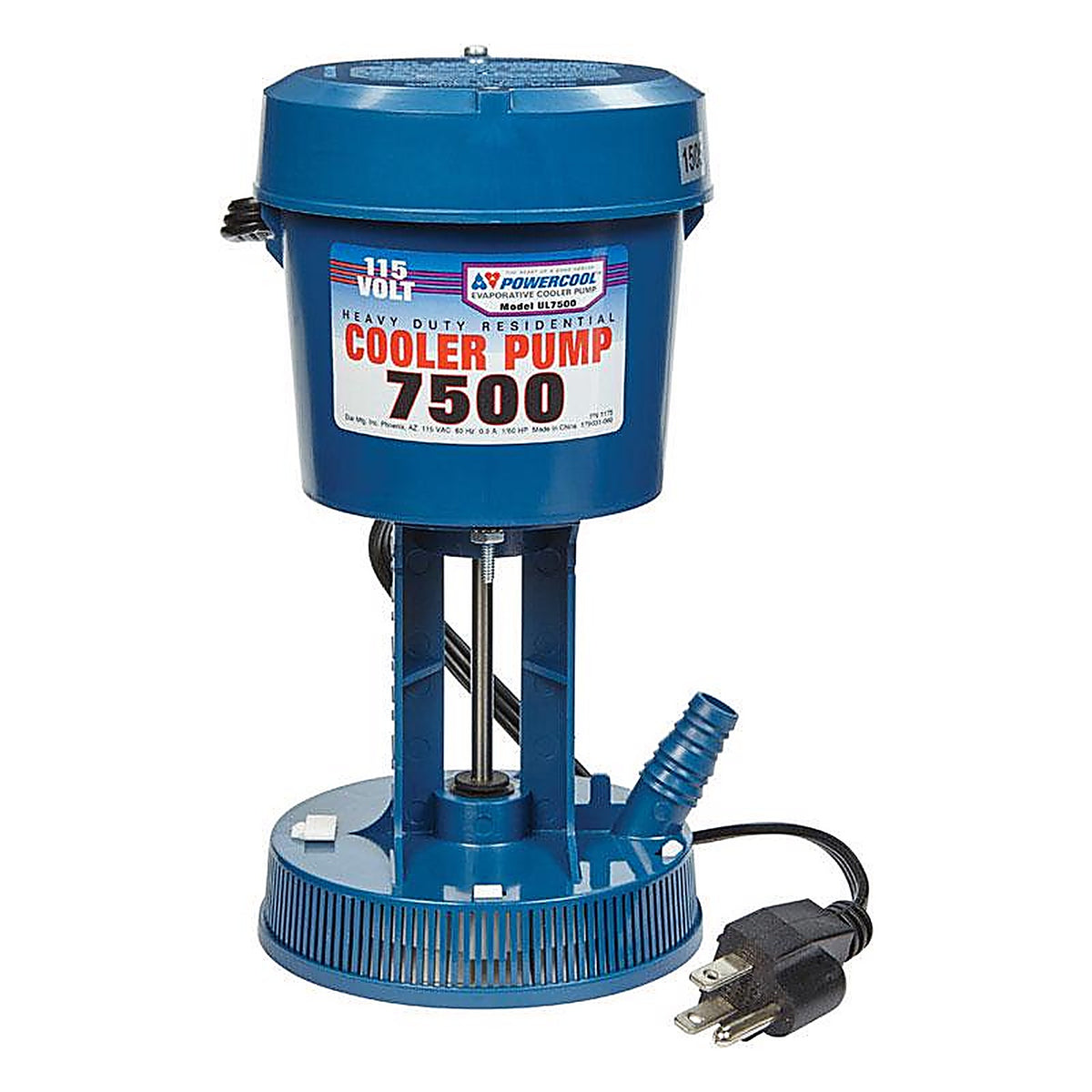 Dial - 1175 - 8-1/2 in. H x 4-1/2 in. W Plastic Blue Evaporative Cooler Pump