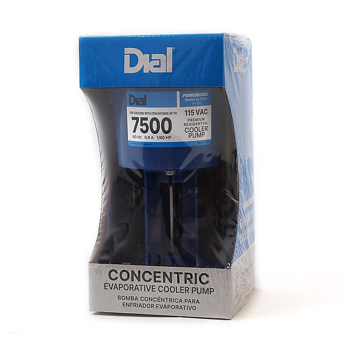 Dial - 1175 - 8-1/2 in. H x 4-1/2 in. W Plastic Blue Evaporative Cooler Pump