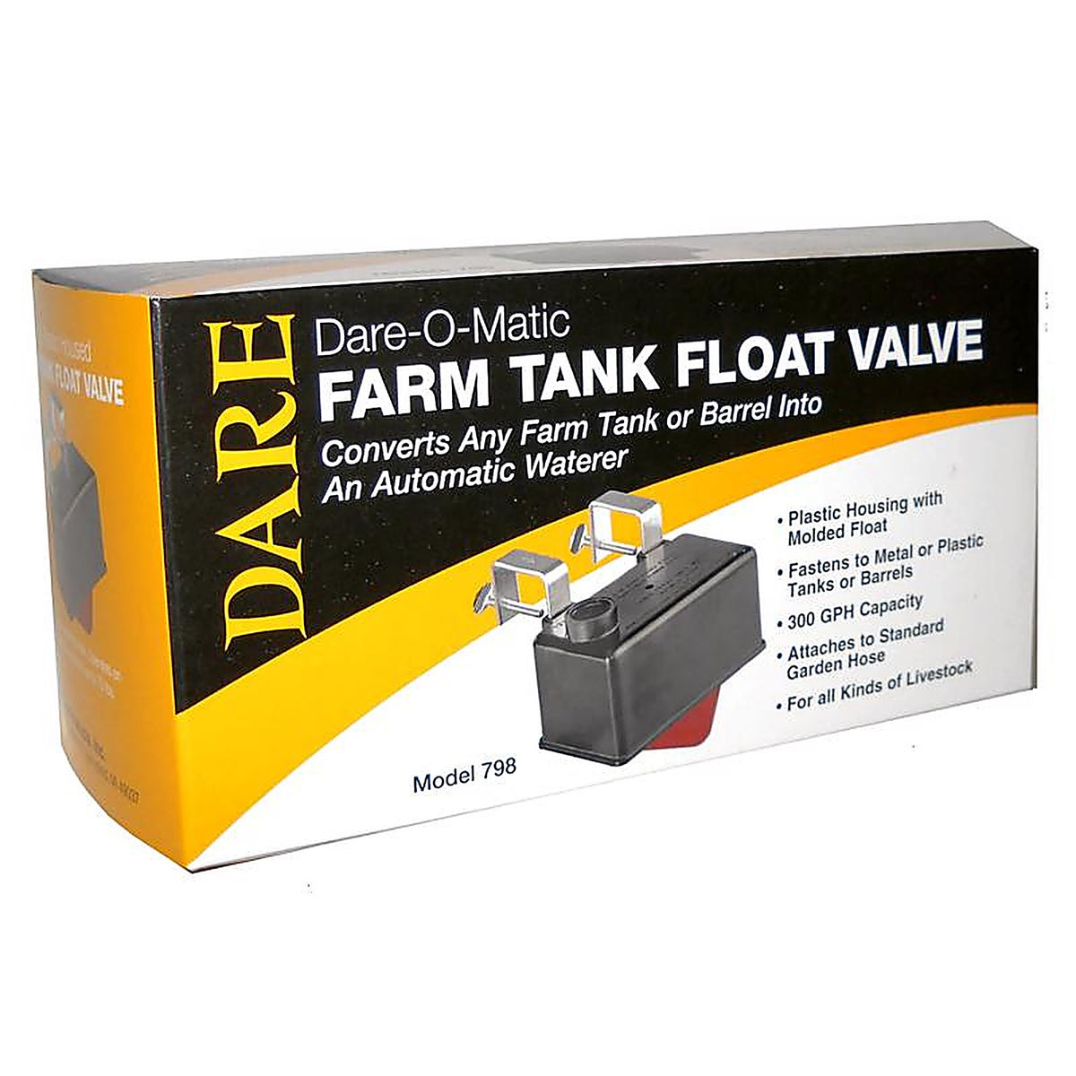 Dare - 798 - Dare-O-Matic 300 gph Plastic Farm Tank Float Valve
