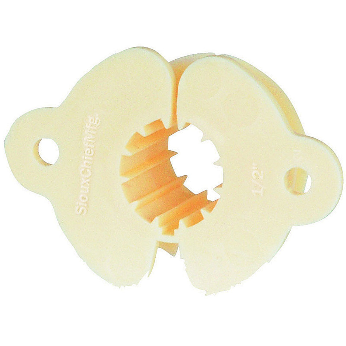 Sioux Chief - 558-2PK2 - EZGlide 1/2 in. Natural Plastic Insulating Pipe Clamps