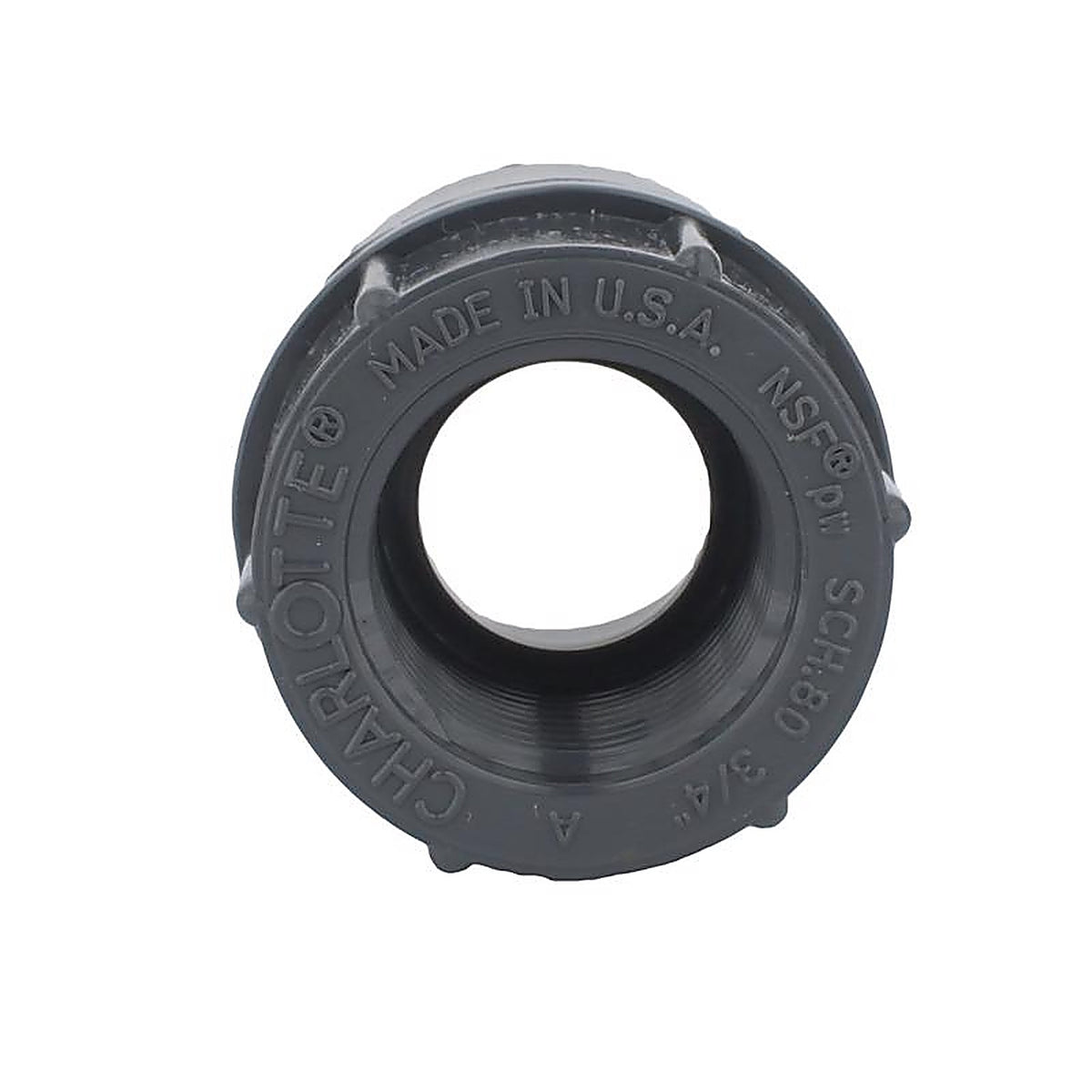 Charlotte Pipe - PVC081011000 - Schedule 80 1/2 in. Slip x 1/2 in. Dia. FPT PVC Adapter