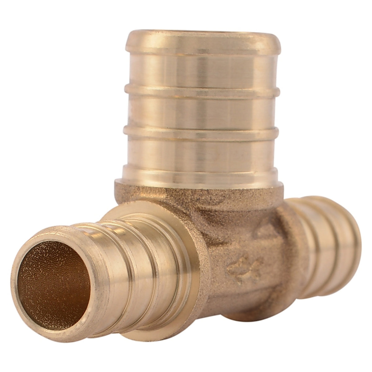 SharkBite - UC408LFA - 1/2 in. Barb x 1/2 in. Dia. Barb Brass Tee