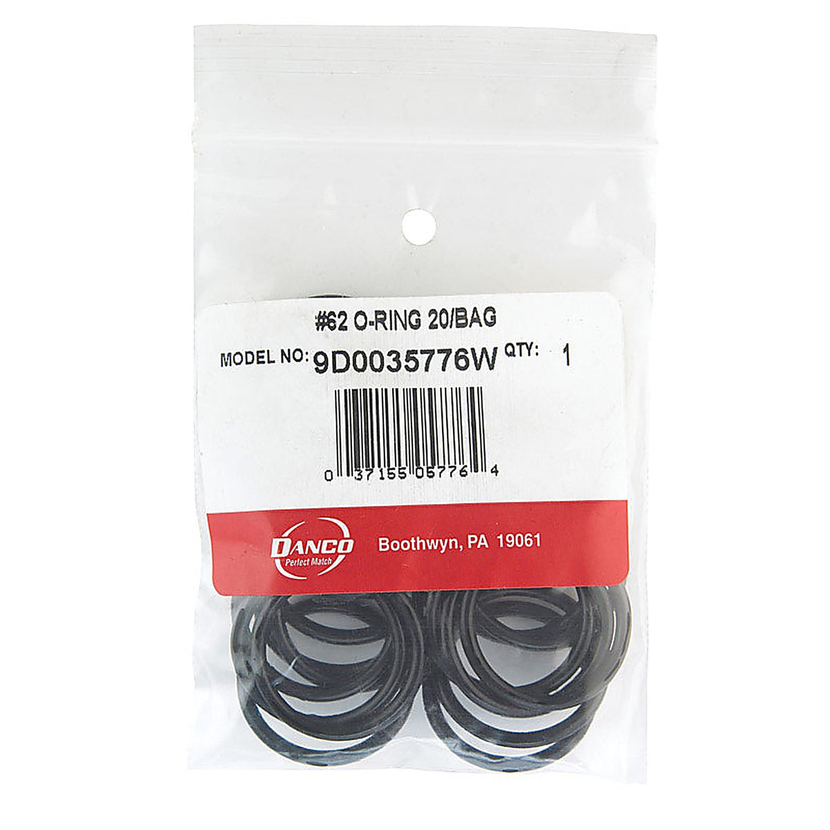 Danco - 35776W - 1.13 in. D X 0.31 in. D Rubber O-Ring 20 pk