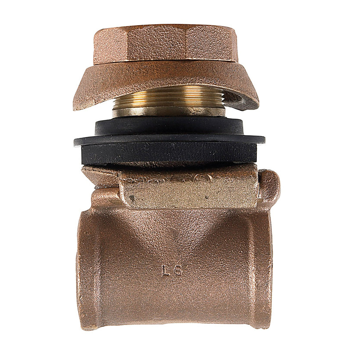 Campbell - B-10XLF - Red Brass Pitless Adapter